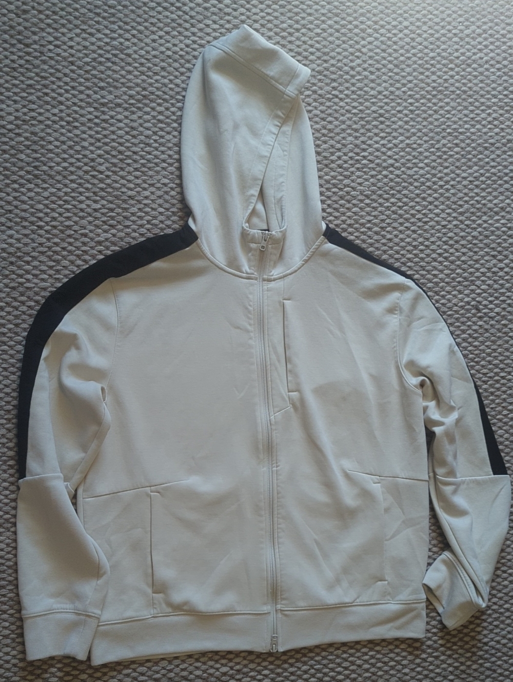 VRST Cream And Black Jacket With Hood